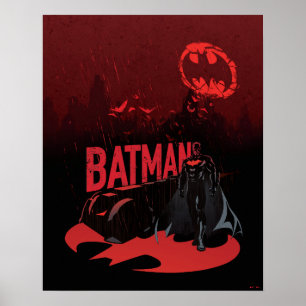 Batman Crimson Rain Poster