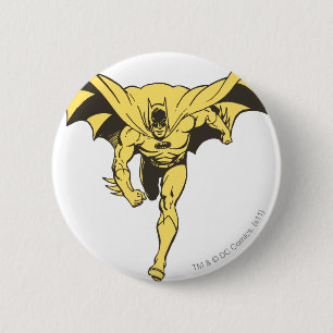 Batman Dash Yellow 6 Cm Round Badge