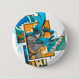 Batman Design 1 6 Cm Round Badge