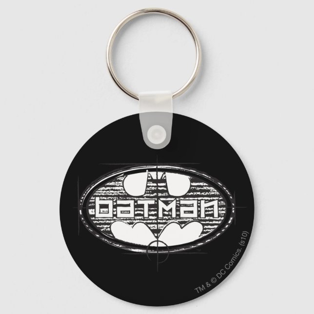Batman | Draught Logo Key Ring (Front)