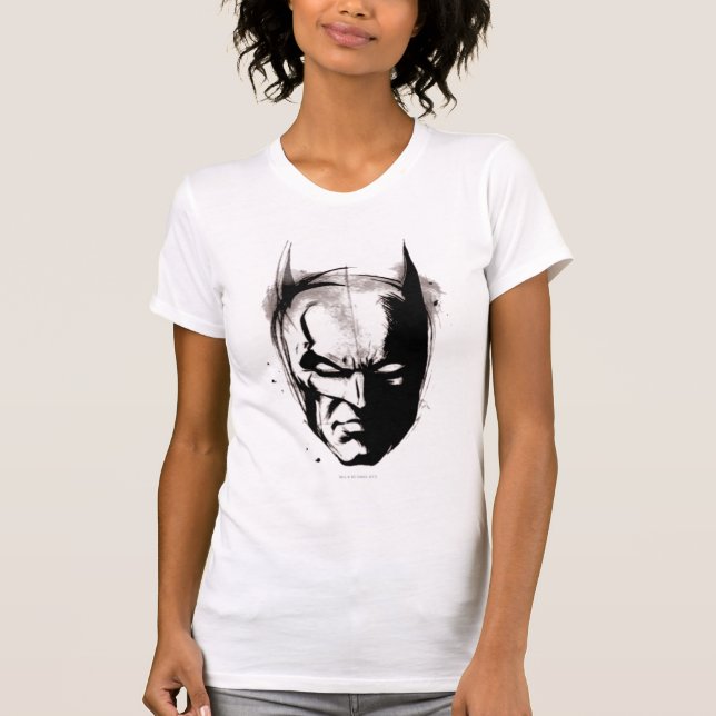 Batman Drawn Face T-Shirt (Front)