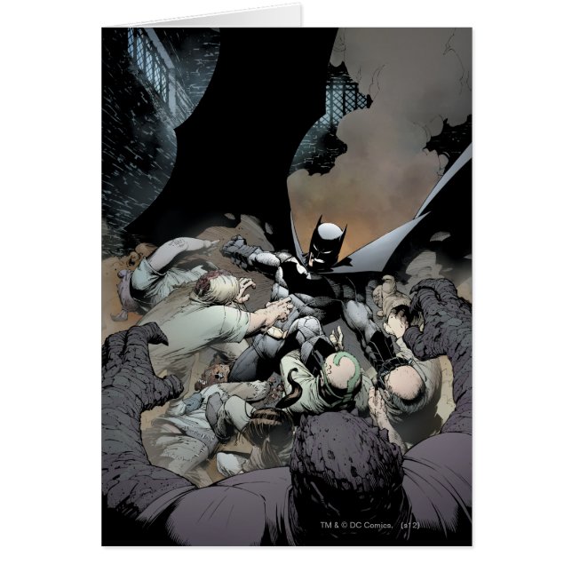 Batman Fighting Arch Enemies (Front)