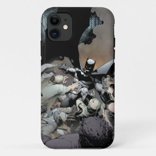 Batman Fighting Arch Enemies iPhone 11 Case