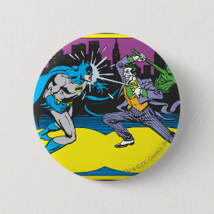 Batman Fights Joker 6 Cm Round Badge
