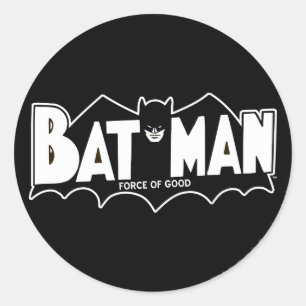 Batman   Force of Good 60s Logo Classic Round Sticker