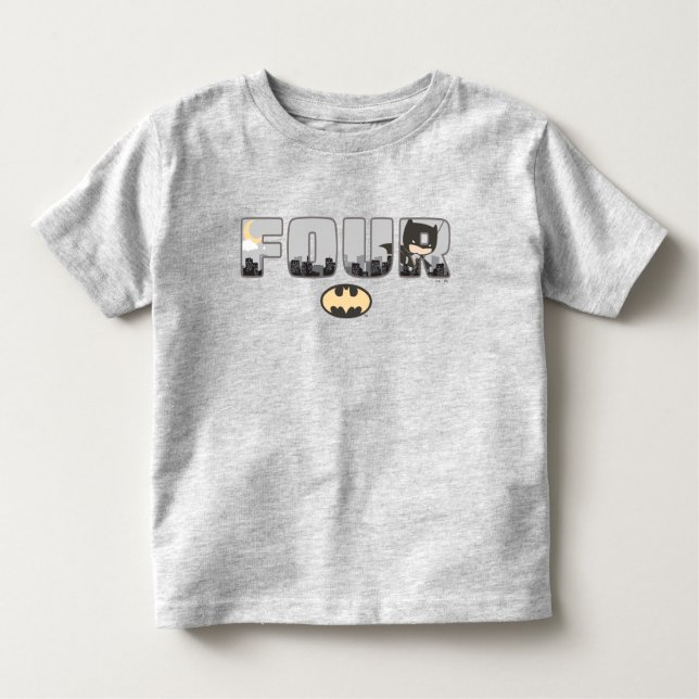 Batman | Fourth Birthday Toddler T-Shirt (Front)