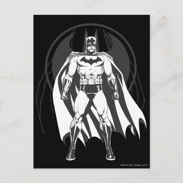 Batman from logo postcard (Front)