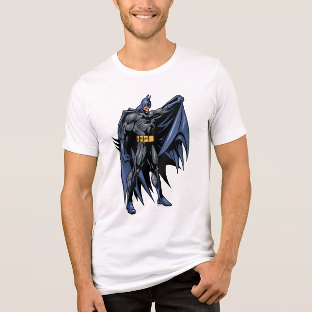 Batman Full-Colour Side Tri-Blend Shirt (Front)