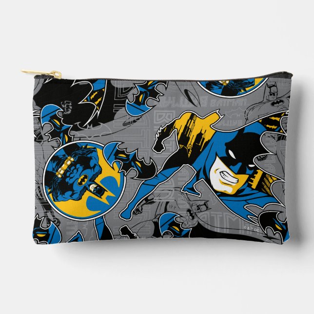 Batman Full Throttle Toss Pattern Accessory Pouch (Front)