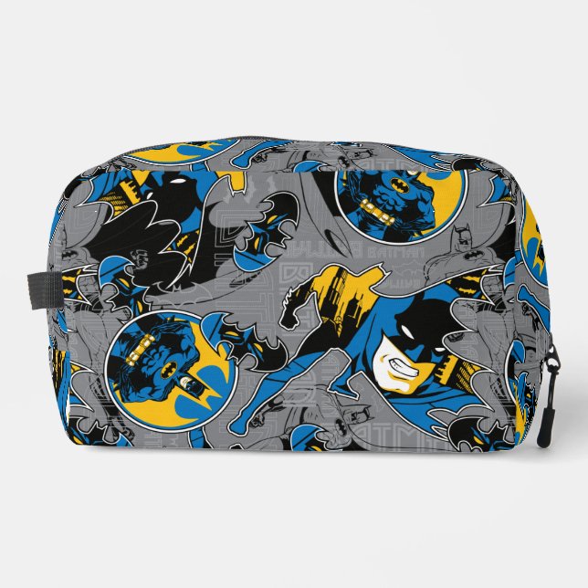 Batman Full Throttle Toss Pattern Dopp Kit (Front)