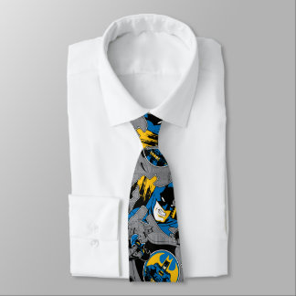 Batman Full Throttle Toss Pattern Tie