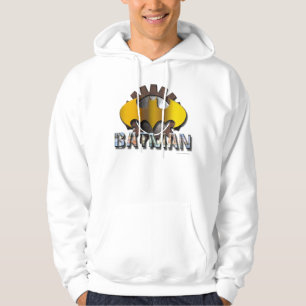 Batman Gear Background Logo Hoodie
