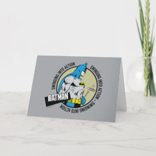 Batman Golfing - Swinging Into Action Card