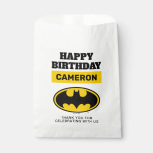 Batman Gotham City Happy Birthday Favour Bag