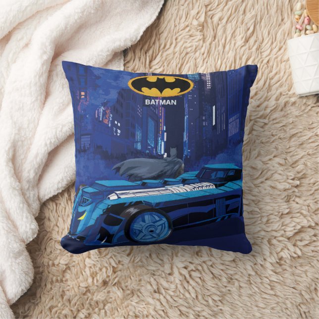 Batman Gotham City Night Patrol Cushion (Blanket)