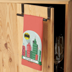 Batman Gotham City™ Snow Globe Graphic Tea Towel