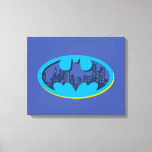 Batman Gotham City Symbol Canvas Print