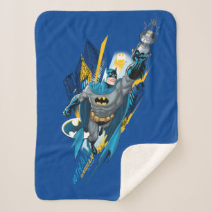 Batman Gotham Guardian Sherpa Blanket