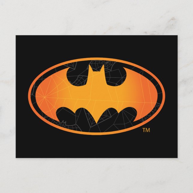 Batman | Halloween Web Logo Postcard (Front)