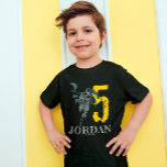 Batman | Happy Birthday Birthday T-Shirt<br><div class="desc">Celebrate in superhero style with this Batman happy birthday T-shirt! Featuring Batman in action and custom name and age text,  this T-shirt is perfect for fans of the Caped Crusader. Made with soft,  high-quality fabric,  it’s comfortable for all-day wear and adds a heroic touch to any birthday celebration.</div>