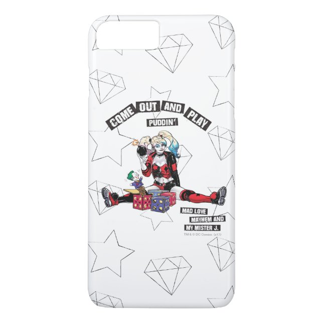 Batman | Harley Quinn "Come Out And Play Puddin'" Case-Mate iPhone Case (Back)