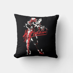 Batman Harley Quinn "Hi Puddin'" Ink Art Cushion