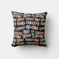 Batman | Harley Quinn Ransom Note Style Pattern