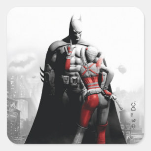 Batman & Harley Square Sticker
