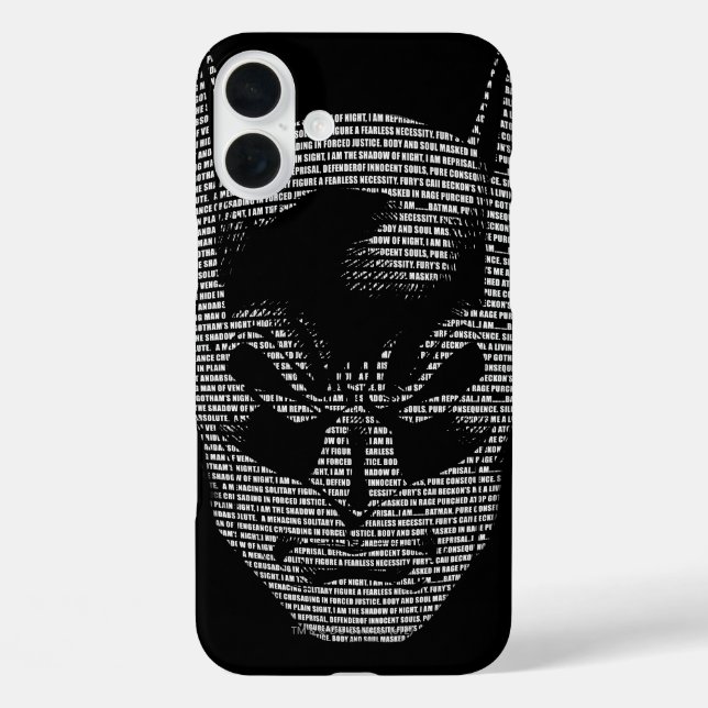 Batman Head Mantra Case-Mate iPhone Case (Back)