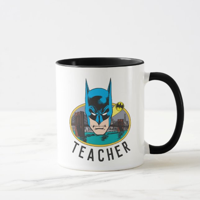 Batman Head Teacher Mug (Right)