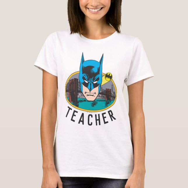 Batman Head Teacher T-Shirt (Front)