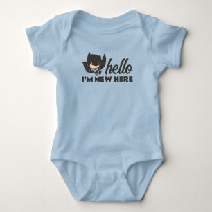 Batman   Hello, I'm New Here - New Baby Bodysuit