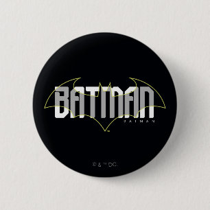 Batman Hi-Tech Name Graphic 6 Cm Round Badge