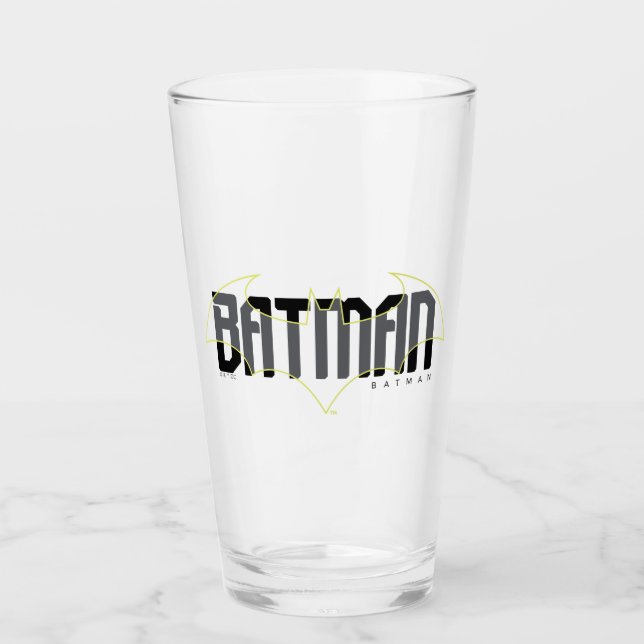 Batman Hi-Tech Name Graphic Glass (Front)