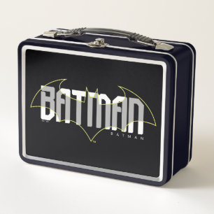 Batman Hi-Tech Name Graphic Metal Lunch Box