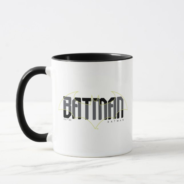 Batman Hi-Tech Name Graphic Mug (Left)