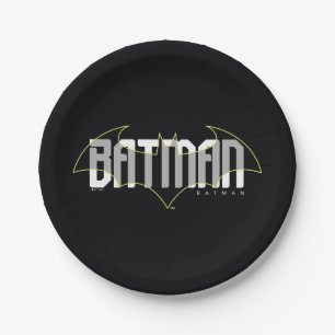 Batman Hi-Tech Name Graphic Paper Plate