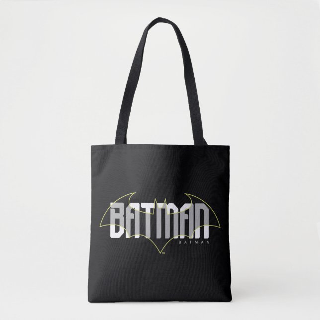 Batman Hi-Tech Name Graphic Tote Bag (Front)
