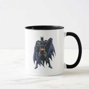 Batman holds up cape mug
