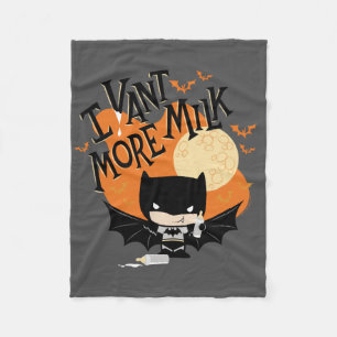 Batman   I Vant More Milk Fleece Blanket