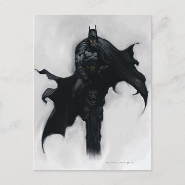 Batman Illustration Postcard (Front)