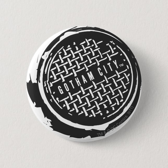 Batman Image 33 6 Cm Round Badge (Front)