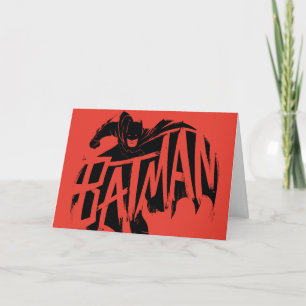 Batman Ink Brush Name Card