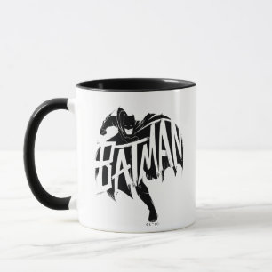 Batman Ink Brush Name Mug