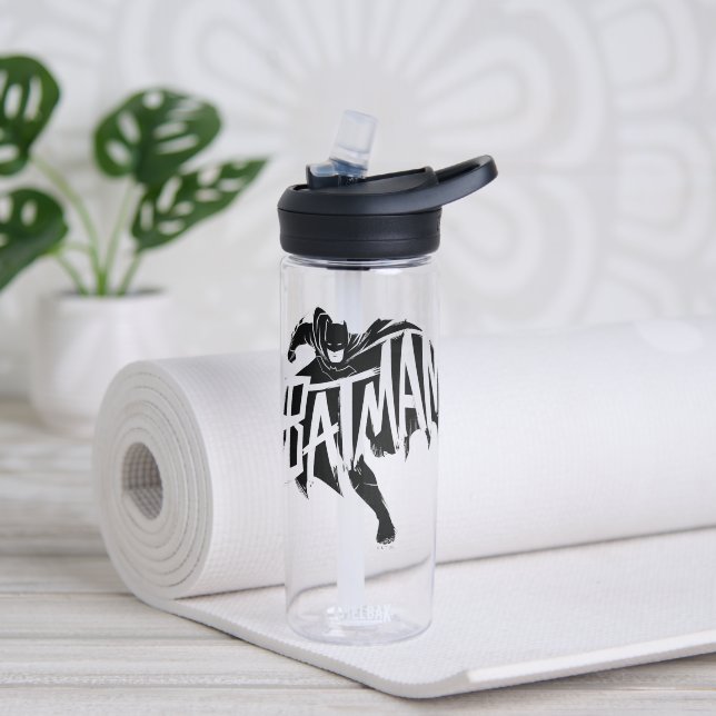Batman Ink Brush Name Water Bottle (Yoga)
