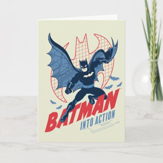 Batman Into Action Card (Front)