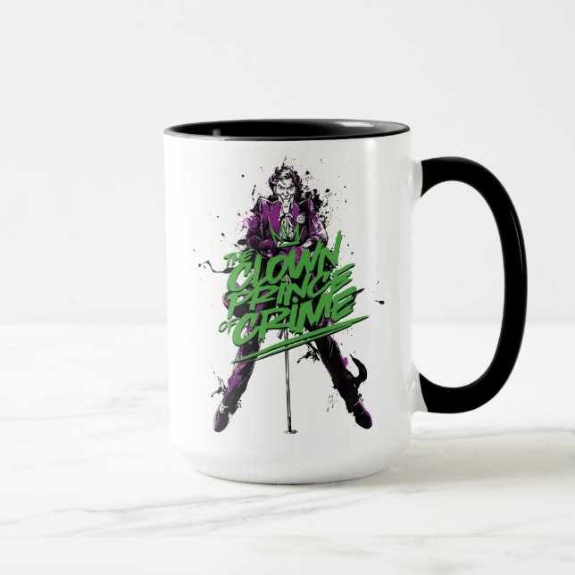 Batman | Joker Clown Prince Of Crime Ink Art Mug (Right)