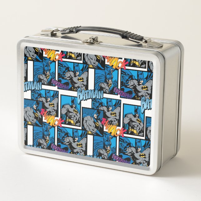 Batman Knight FX - 30A Thwack/Fwooshh Pattern Metal Lunch Box (Front)