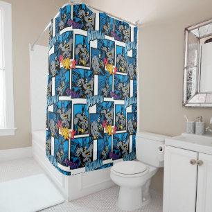 Batman Knight FX - 30A Thwack/Fwooshh Pattern Shower Curtain