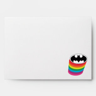 Batman Layered Rainbow Logo Envelope
